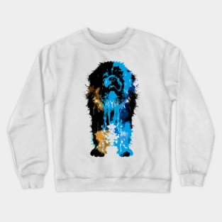 Floof Neapolitan Mastiff Mural Art Crewneck Sweatshirt